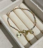 Pulsera nudo tricolor