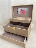 Joyero beig grande completo