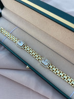 Pulsera Doble Brillo