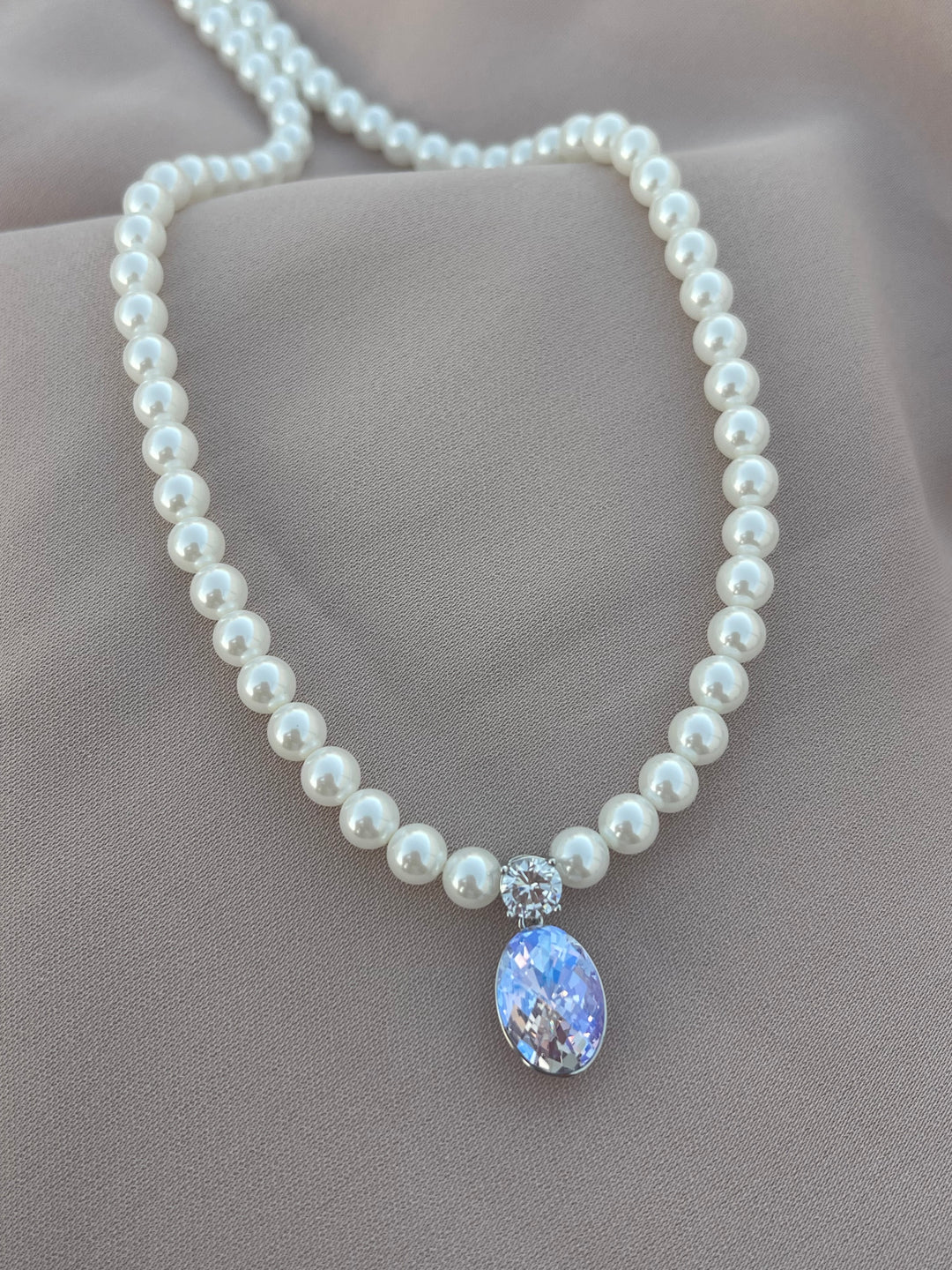 Collar Perla Diamante