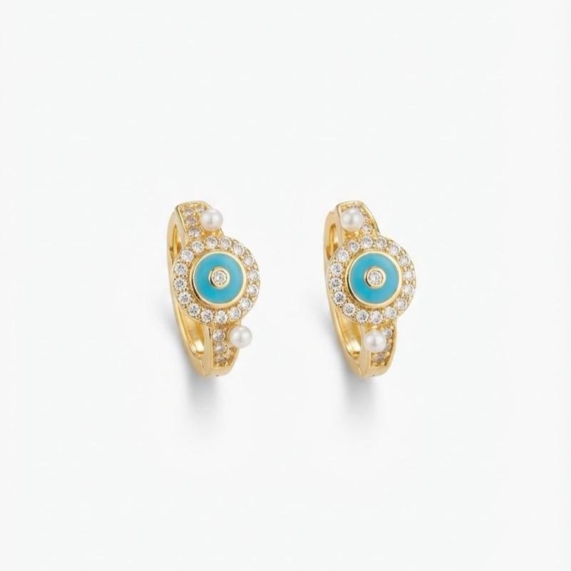Pendientes Perla Real